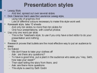 presentation styles slide