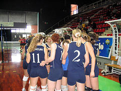time out, photo of a basketball game by 'napoflickr'